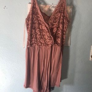 Lace romper